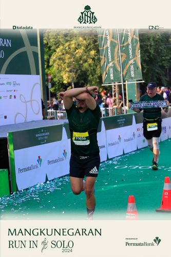 Race photo from Mangkunegaran Run 2024