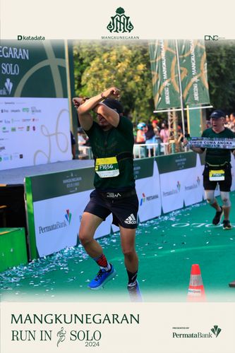 Race photo from Mangkunegaran Run 2024