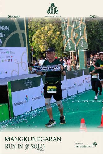Race photo from Mangkunegaran Run 2024