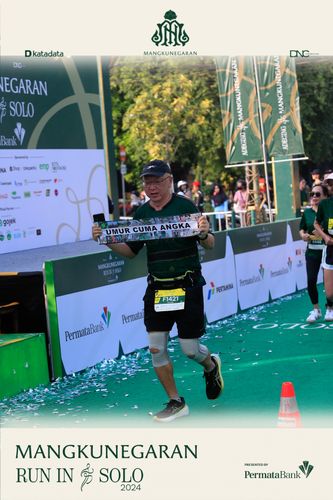 Race photo from Mangkunegaran Run 2024