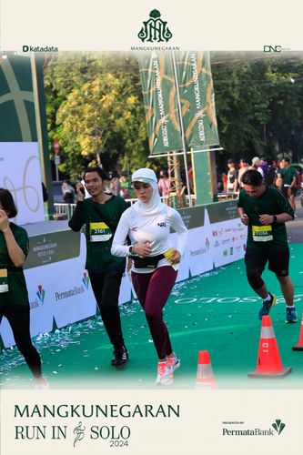Race photo from Mangkunegaran Run 2024