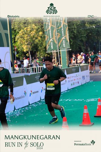 Race photo from Mangkunegaran Run 2024