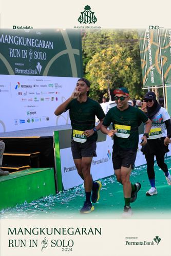 Race photo from Mangkunegaran Run 2024