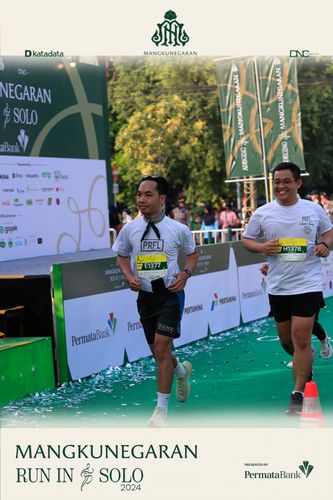 Race photo from Mangkunegaran Run 2024