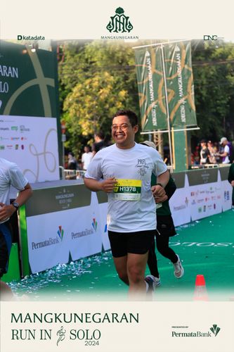 Race photo from Mangkunegaran Run 2024