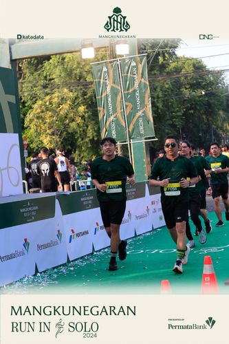 Race photo from Mangkunegaran Run 2024