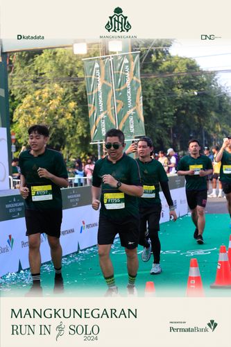 Race photo from Mangkunegaran Run 2024