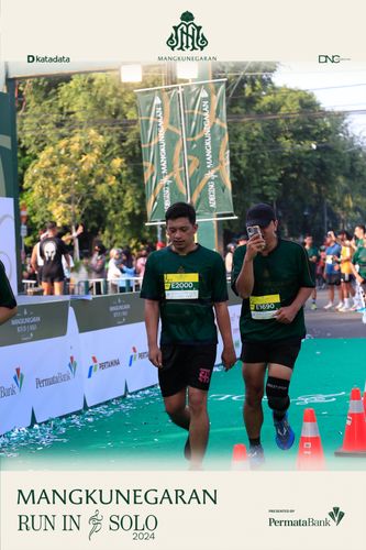 Race photo from Mangkunegaran Run 2024