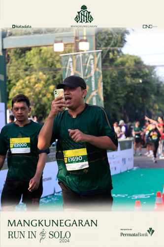Race photo from Mangkunegaran Run 2024