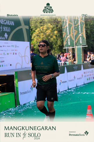 Race photo from Mangkunegaran Run 2024