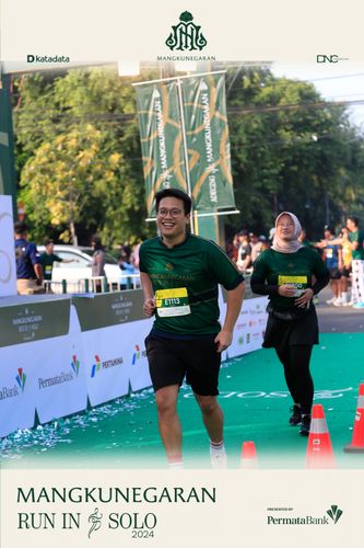 Race photo from Mangkunegaran Run 2024
