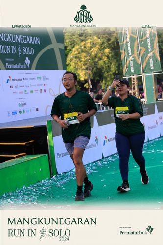 Race photo from Mangkunegaran Run 2024