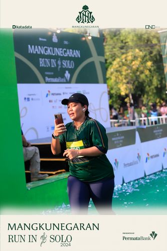 Race photo from Mangkunegaran Run 2024