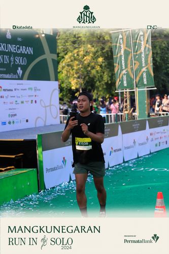 Race photo from Mangkunegaran Run 2024