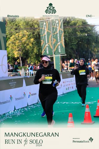 Race photo from Mangkunegaran Run 2024