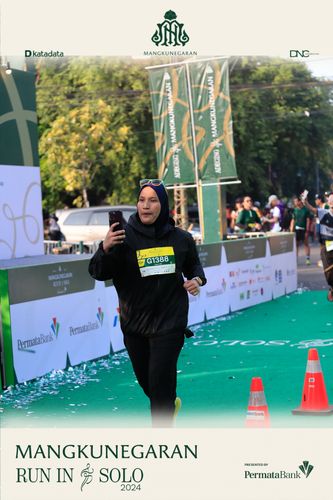 Race photo from Mangkunegaran Run 2024
