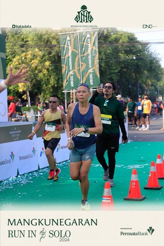 Race photo from Mangkunegaran Run 2024