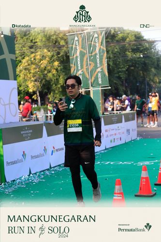 Race photo from Mangkunegaran Run 2024