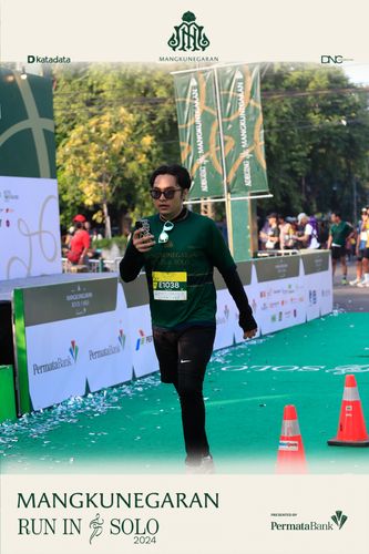 Race photo from Mangkunegaran Run 2024
