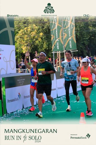 Race photo from Mangkunegaran Run 2024