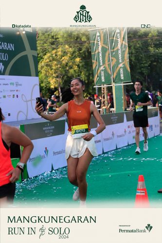 Race photo from Mangkunegaran Run 2024