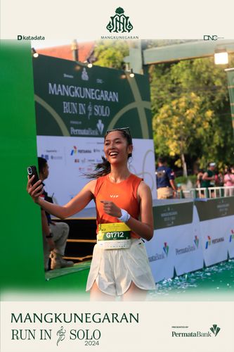 Race photo from Mangkunegaran Run 2024