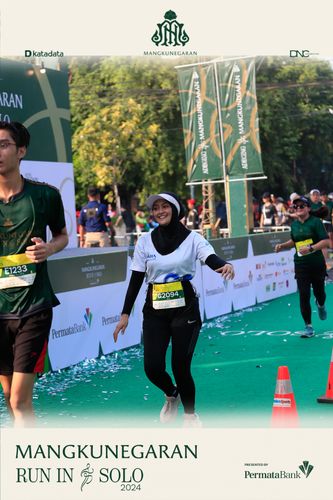 Race photo from Mangkunegaran Run 2024