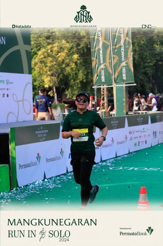 Race photo from Mangkunegaran Run 2024