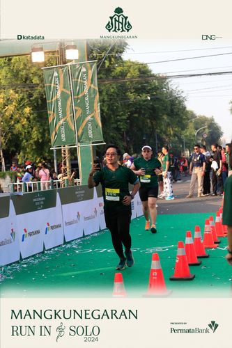 Race photo from Mangkunegaran Run 2024