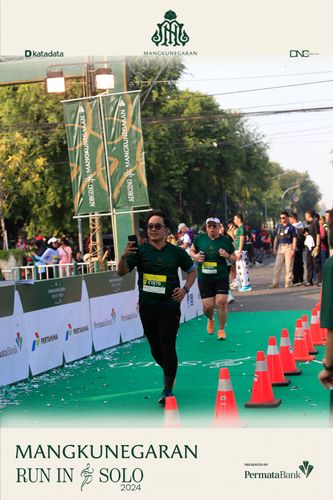 Race photo from Mangkunegaran Run 2024