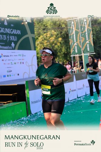 Race photo from Mangkunegaran Run 2024