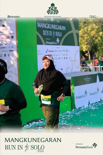 Race photo from Mangkunegaran Run 2024