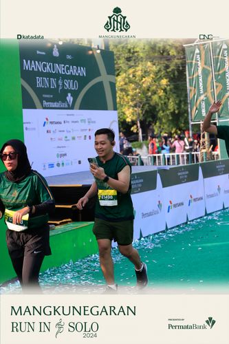 Race photo from Mangkunegaran Run 2024