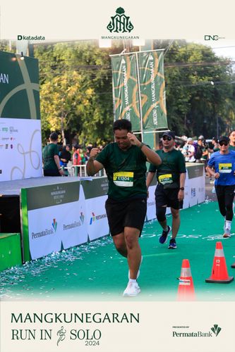 Race photo from Mangkunegaran Run 2024