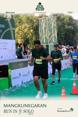 Race photo from Mangkunegaran Run 2024