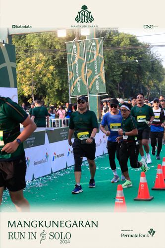Race photo from Mangkunegaran Run 2024