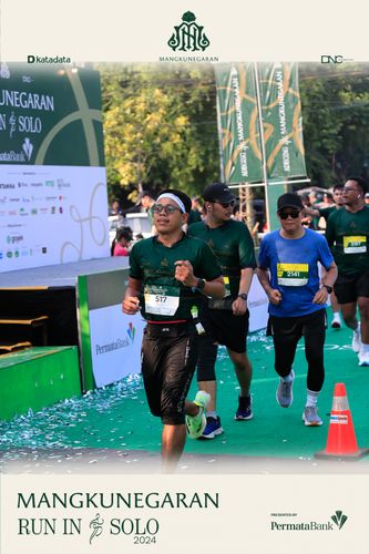 Race photo from Mangkunegaran Run 2024