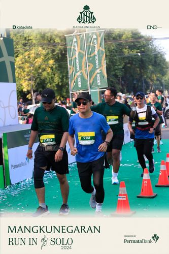 Race photo from Mangkunegaran Run 2024