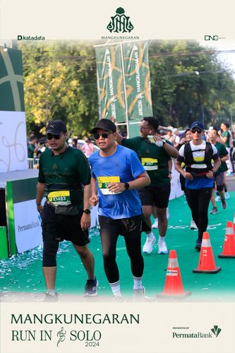 Race photo from Mangkunegaran Run 2024
