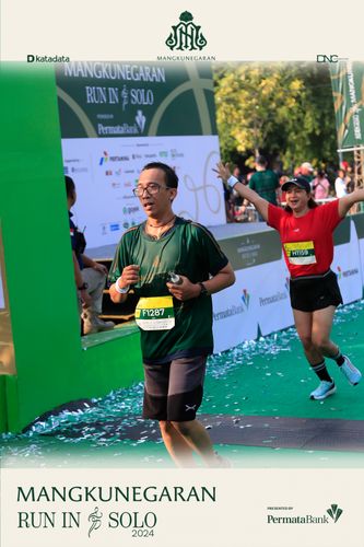 Race photo from Mangkunegaran Run 2024
