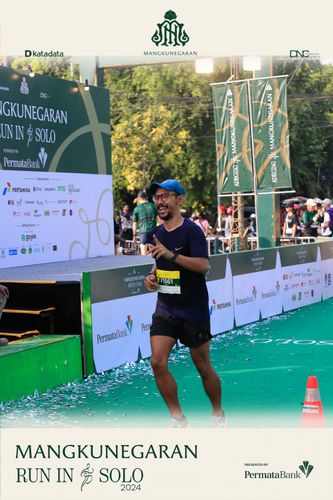 Race photo from Mangkunegaran Run 2024