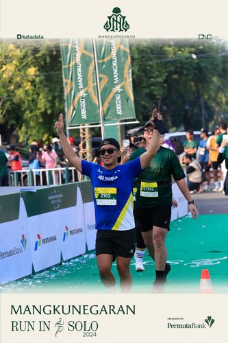 Race photo from Mangkunegaran Run 2024