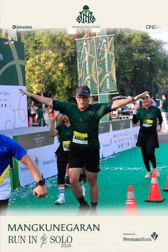 Race photo from Mangkunegaran Run 2024