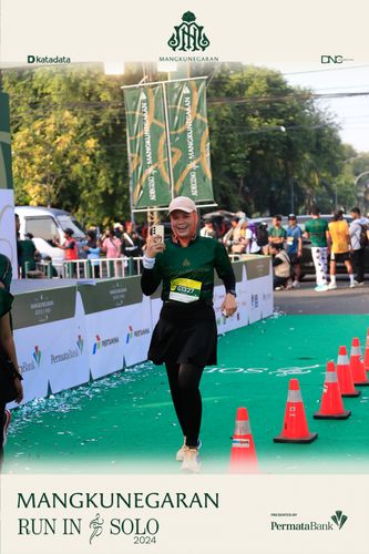 Race photo from Mangkunegaran Run 2024