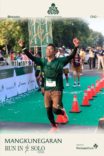 Race photo from Mangkunegaran Run 2024