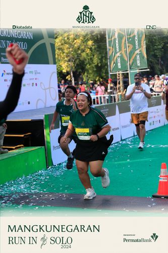 Race photo from Mangkunegaran Run 2024