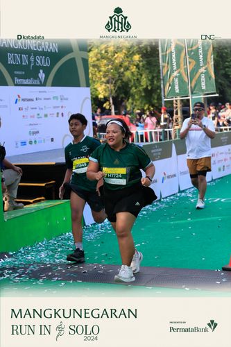 Race photo from Mangkunegaran Run 2024
