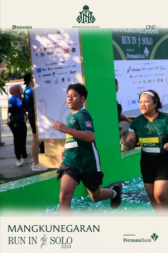 Race photo from Mangkunegaran Run 2024