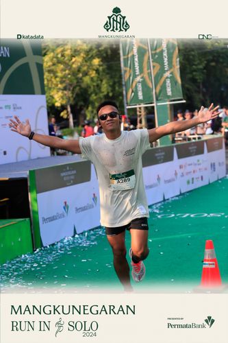 Race photo from Mangkunegaran Run 2024