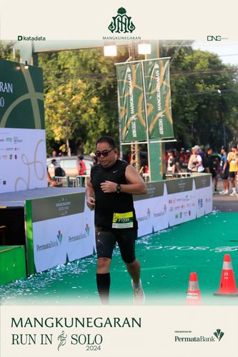 Race photo from Mangkunegaran Run 2024